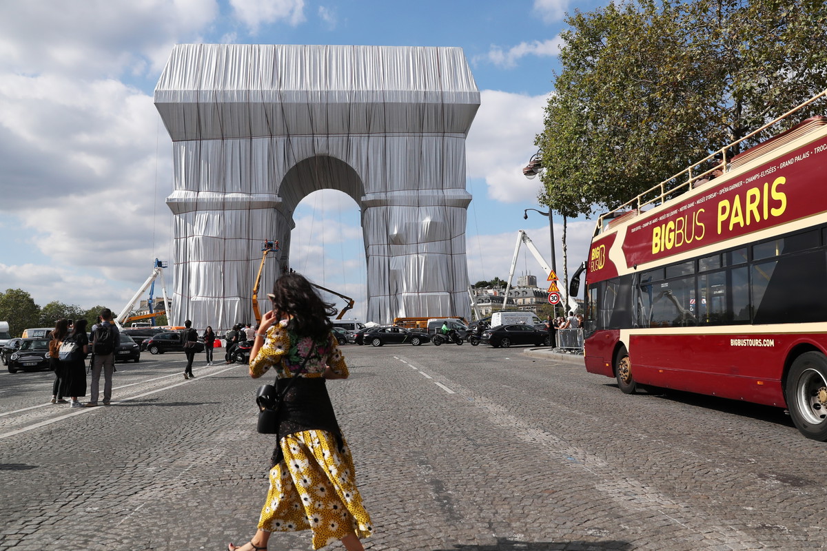 "L'Arc de Triomphe, Wrapped", Christo i Jeanne-Claude