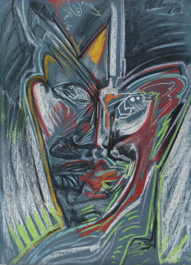 Stanisław Ignacy Witkiewicz (1885–1939) Portret Leona Reynela, 8 V 1926 pastel, papier, 72,5 × 56,6 cm Muzeum Narodowe w Warszawie