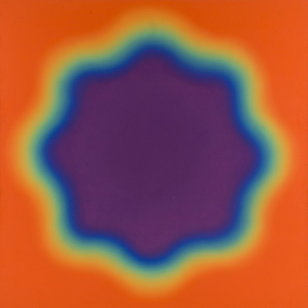 Wojciech Fangor, M 39, 1969, olej na płótnie, 203 x 203 cm, kolekcja prywatna