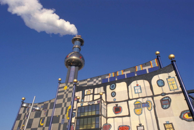 Spittelau, projekt: Friedensreich Hundertwasser