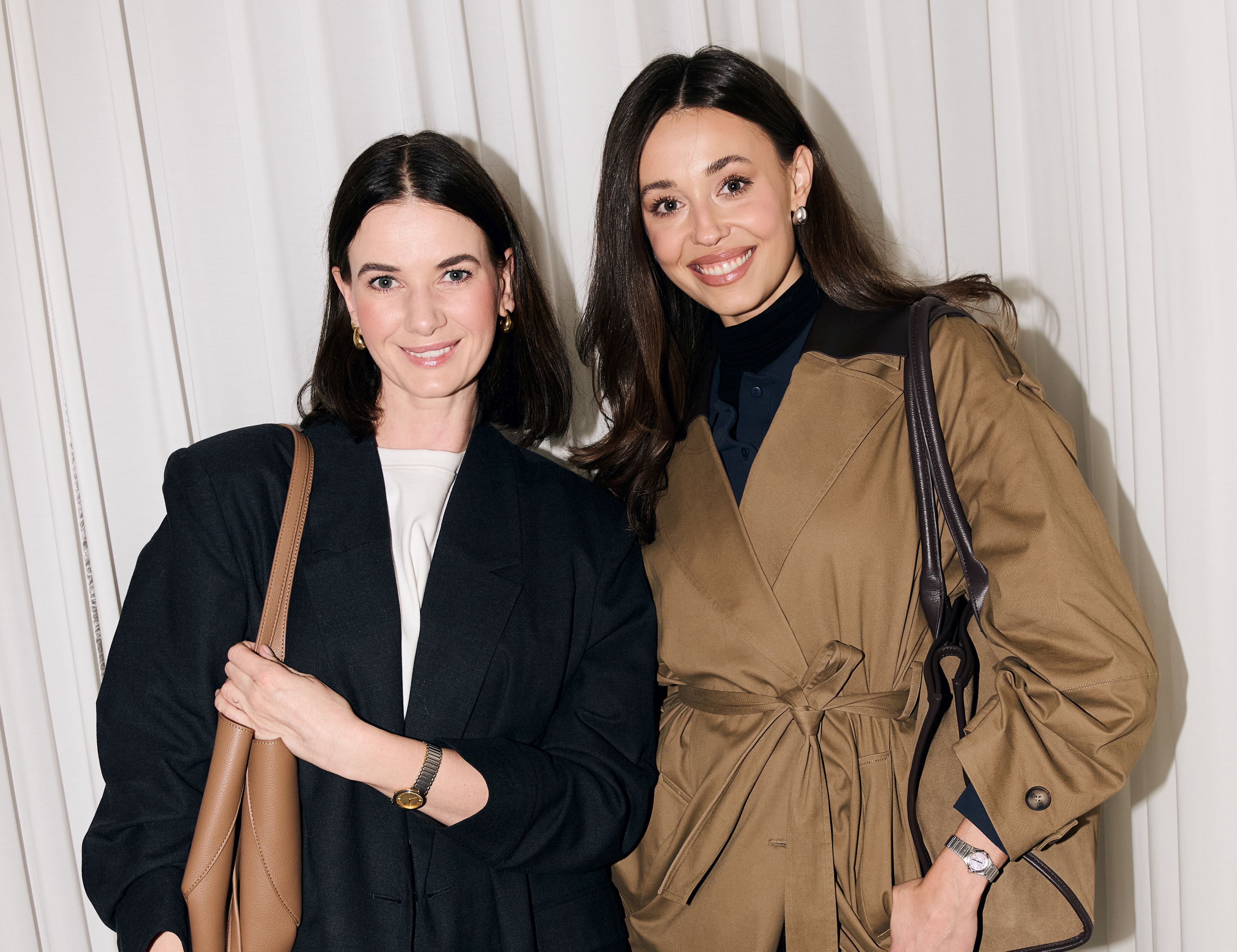 Karolina Malinowska i Izabella Krzan an otwarciu pop-upu Marsala x Mohito