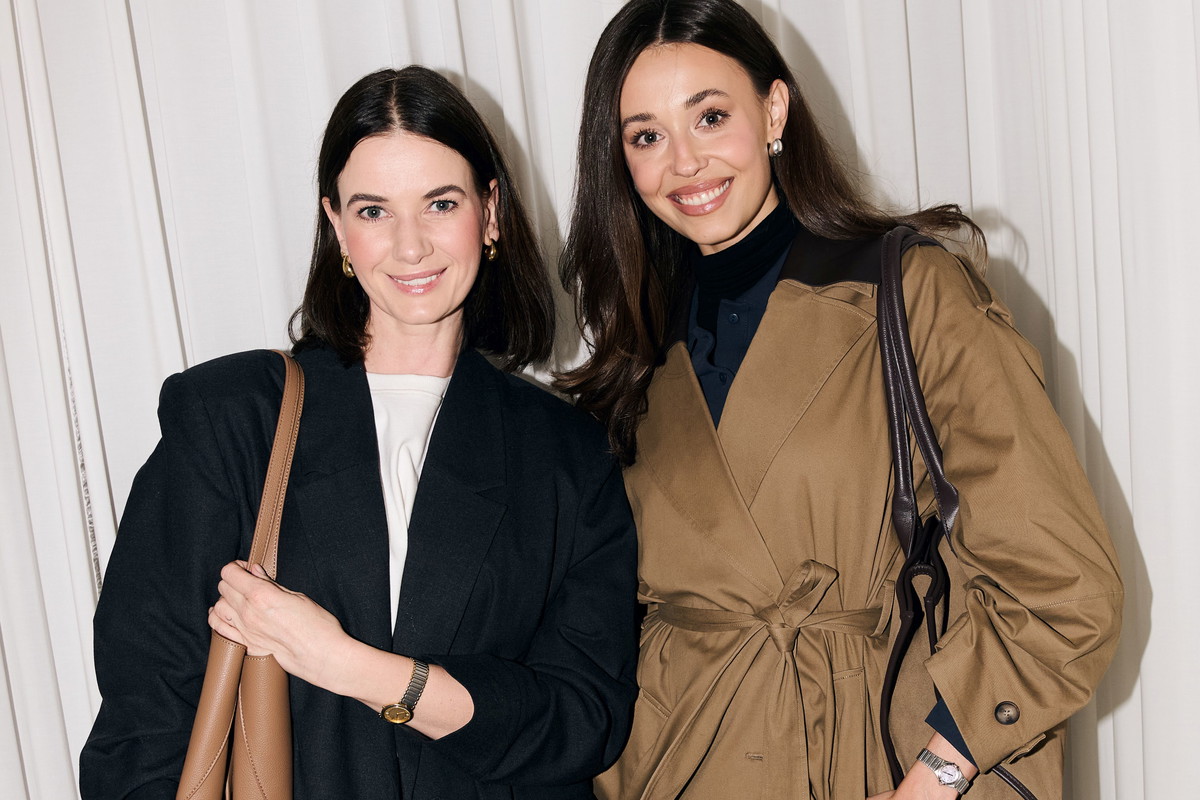 Karolina Malinowska i Izabella Krzan an otwarciu pop-upu Marsala x Mohito