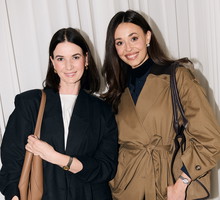 Karolina Malinowska i Izabella Krzan an otwarciu pop-upu Marsala x Mohito