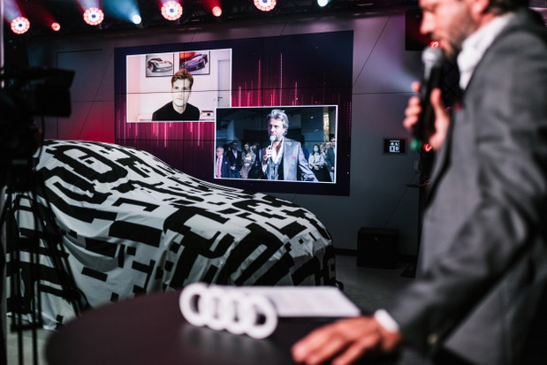 rozmowa online na żywo Kamila Łabanowicza, projektanta Audi, z Olivierem Janiakiem