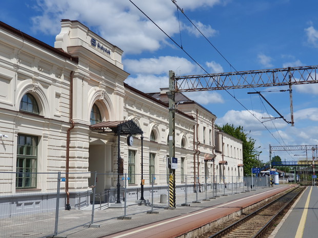 Dworzec Białystok - elewacja