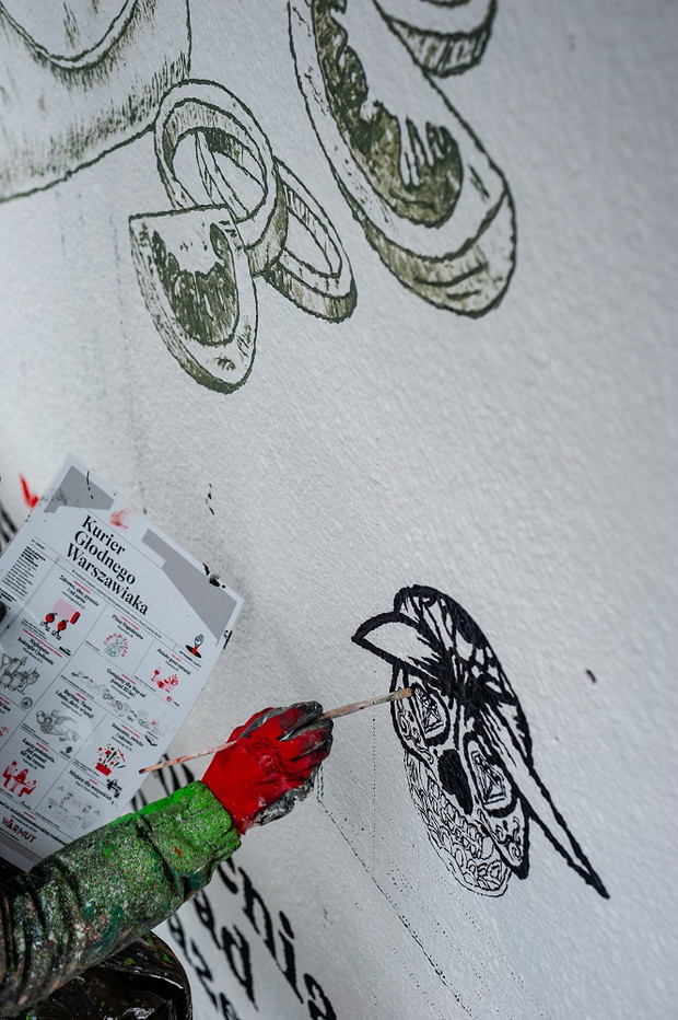 Warszawski mural wspiera branżę gastronomiczną w czasie pandemii