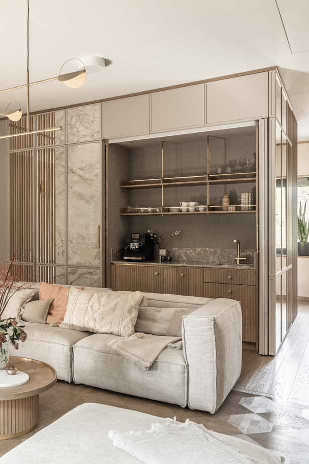 Mieszkanie w stylu modern classic