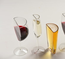 Kieliszki ograniczające picie alkoholu