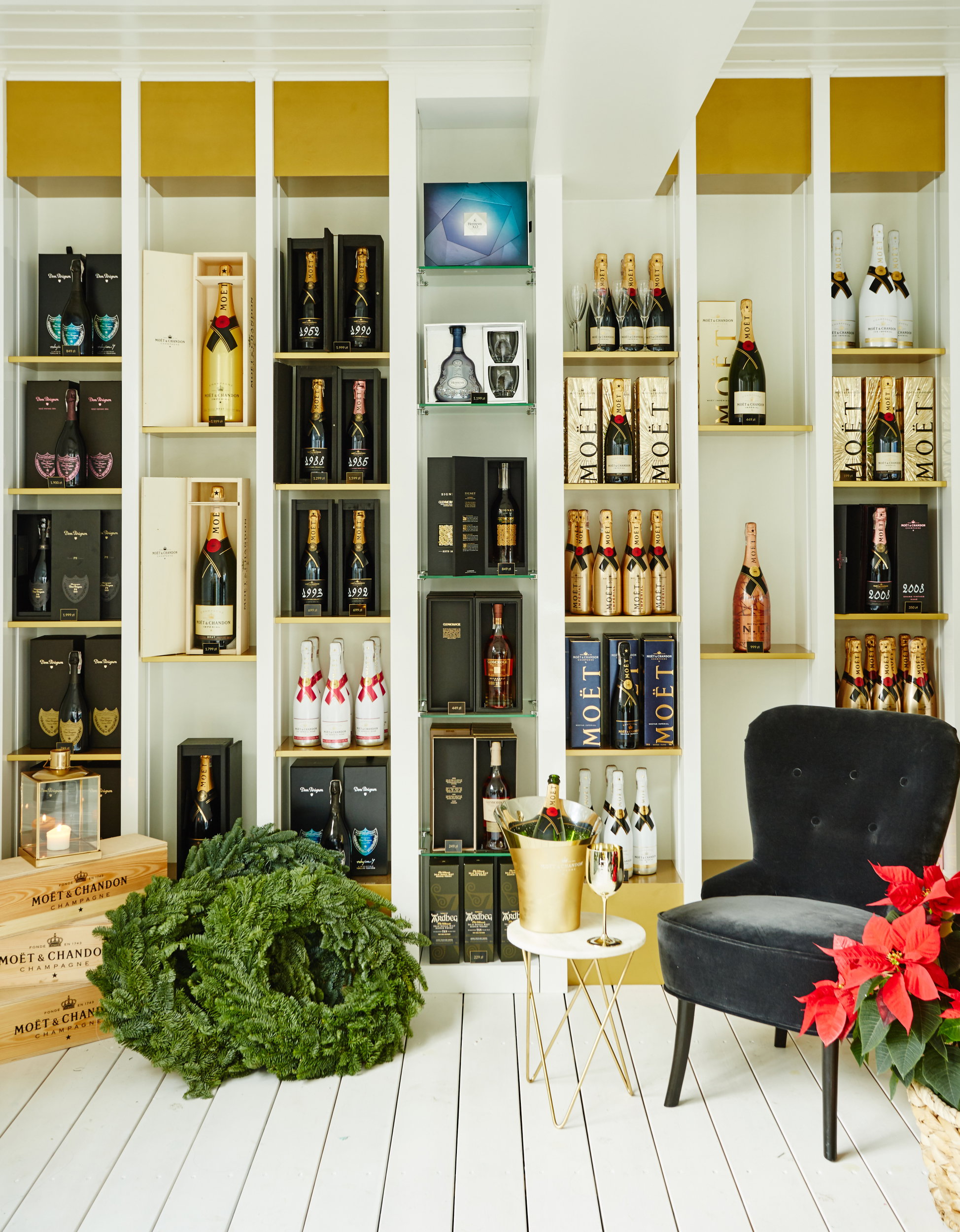 Zimowy ogród Moët & Chandon w Warszawie