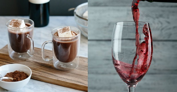 Wino z czekoladą