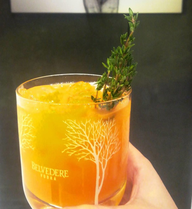 Wyróżnienie Gault&Millau: drink na bazie cytrusów, marchewki, imbiru i tymianku