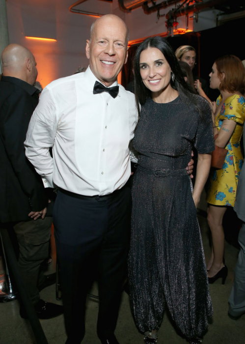 Demi Moore i Bruce Willis, 2018 r.