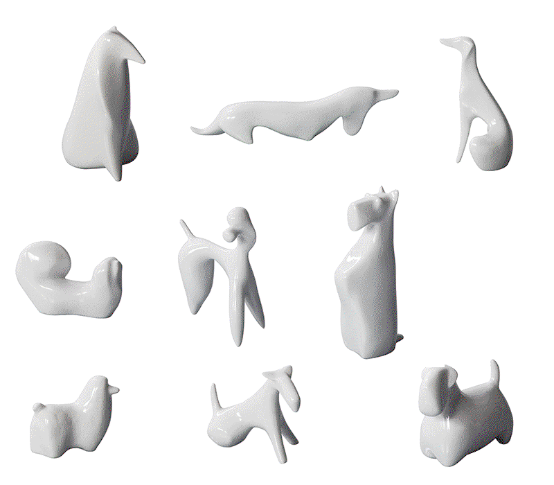 Porcelanowe figurki z Ćmielowa