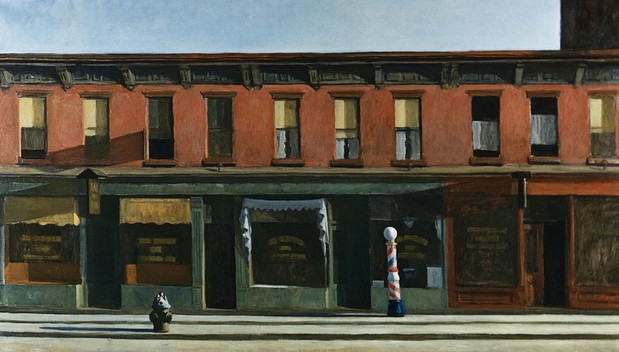Early Sunday Morning by Edward Hopper