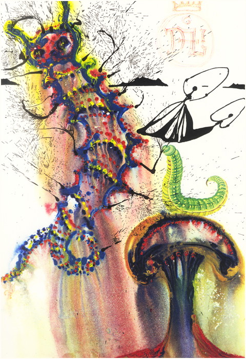 Salvador Dali, ilustracje do Alicji w Krainie Czarów Lewisa Carrolla, Princeton University Press