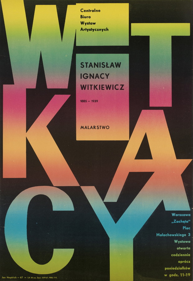 Plakaty z wystaw organizowanych przez Zachętę do bezpłatnego pobrania