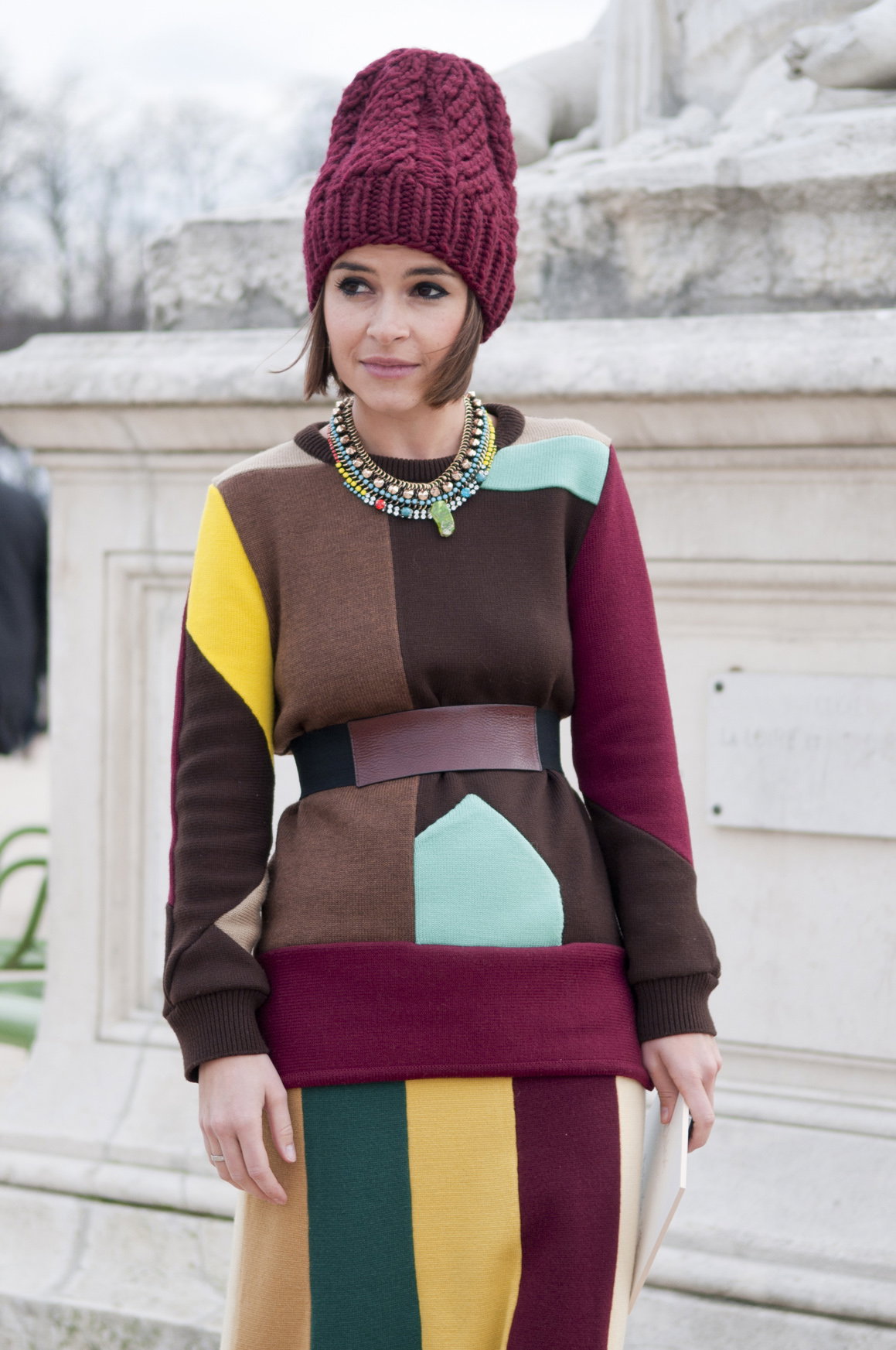 Street fashion z Paryża - goście Paris Fashion Week
