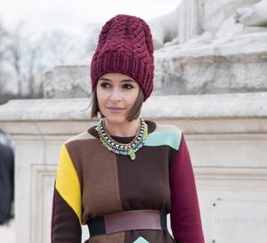 Street fashion z Paryża - goście Paris Fashion Week