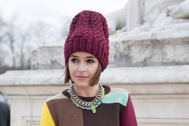Street fashion z Paryża - goście Paris Fashion Week