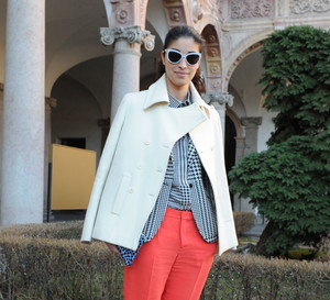 Street fashion z Mediolanu (Milan Fashion Week)