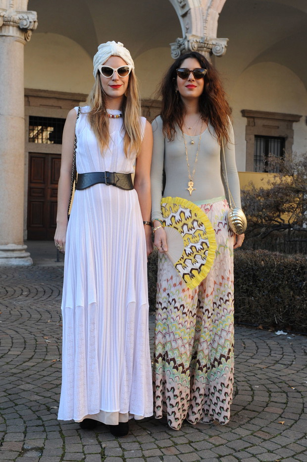 Street fashion z Mediolanu (Milan Fashion Week)