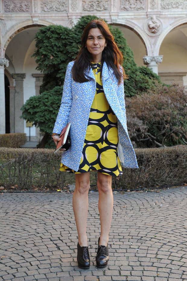 Street fashion z Mediolanu (Milan Fashion Week)
