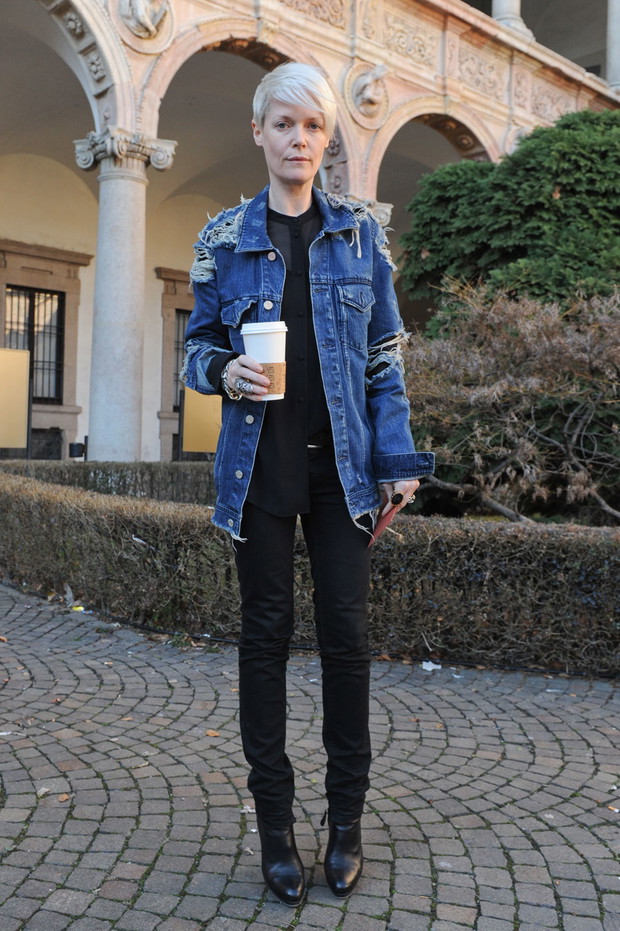 Street fashion z Mediolanu (Milan Fashion Week)