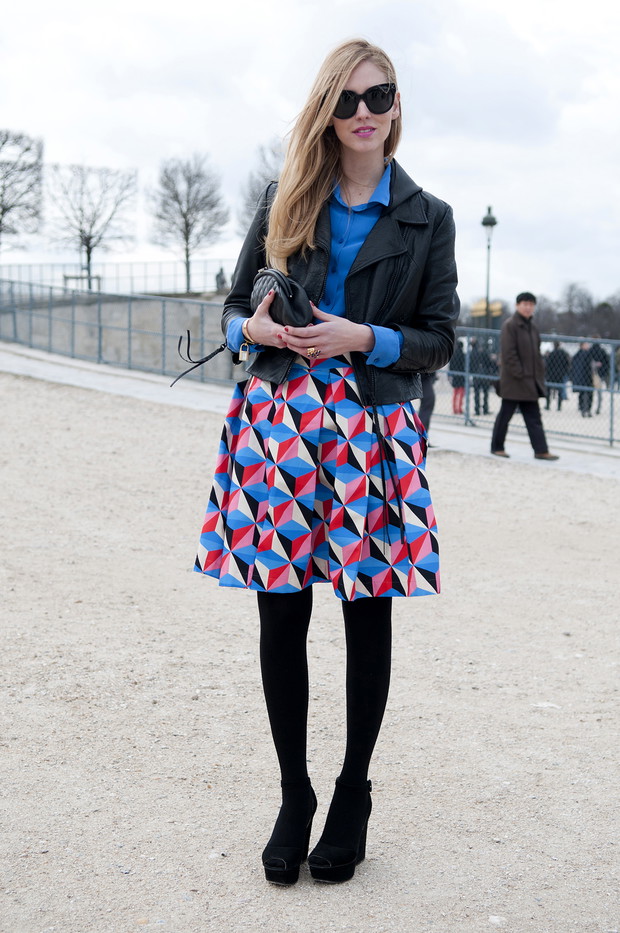 Street fashion z Paryża - goście Paris Fashion Week