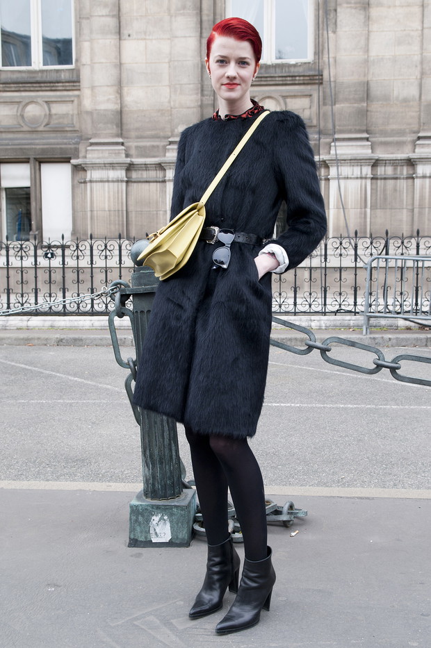 Street fashion z Paryża - goście Paris Fashion Week
