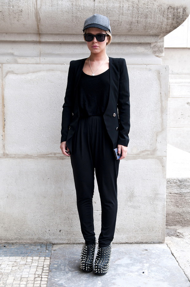 Street fashion z Paryża - goście Paris Fashion Week