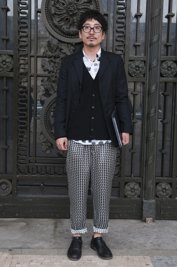 Street fashion z Paryża - goście Paris Fashion Week