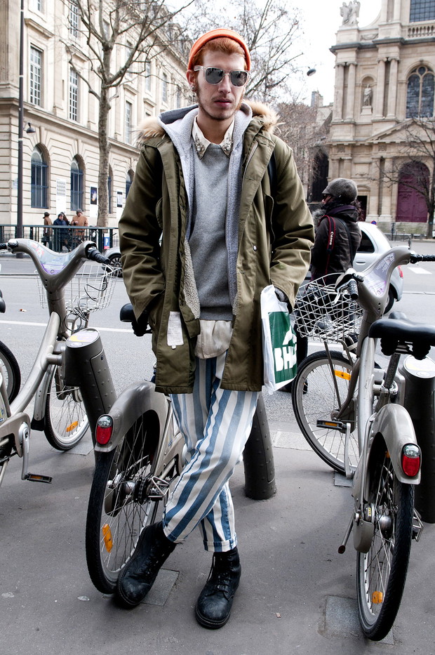 Street fashion z Paryża - goście Paris Fashion Week