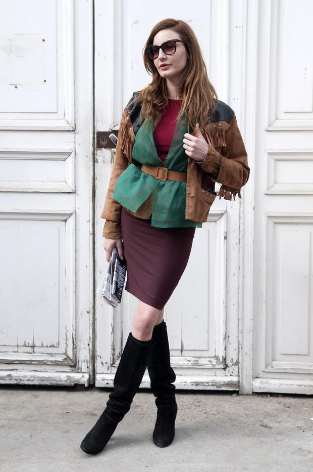 Street fashion z Paryża - goście Paris Fashion Week