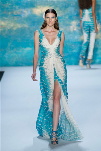 Monique Lhuillier wiosna-lato 2013