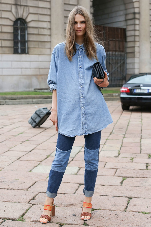 Street fashion: JAC, Kasia Struss i Zuza Bijoch w Mediolanie