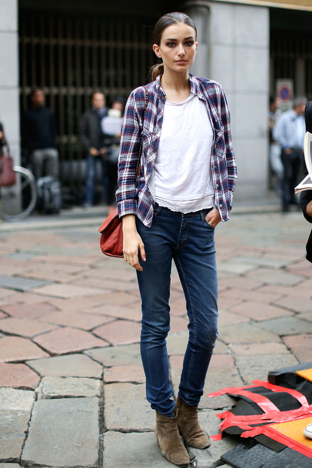 Street fashion: JAC, Kasia Struss i Zuza Bijoch w Mediolanie