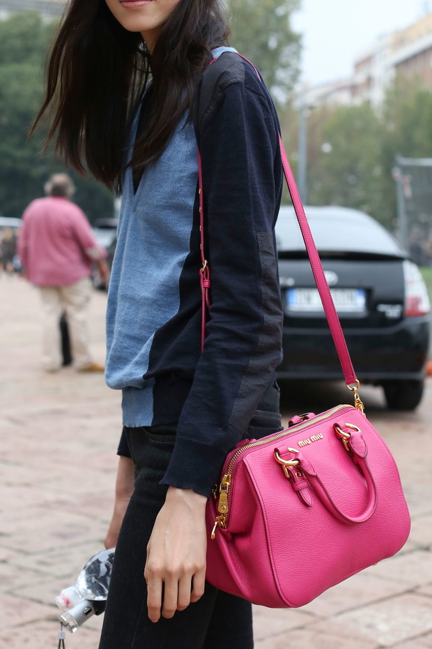 Street fashion: JAC, Kasia Struss i Zuza Bijoch w Mediolanie