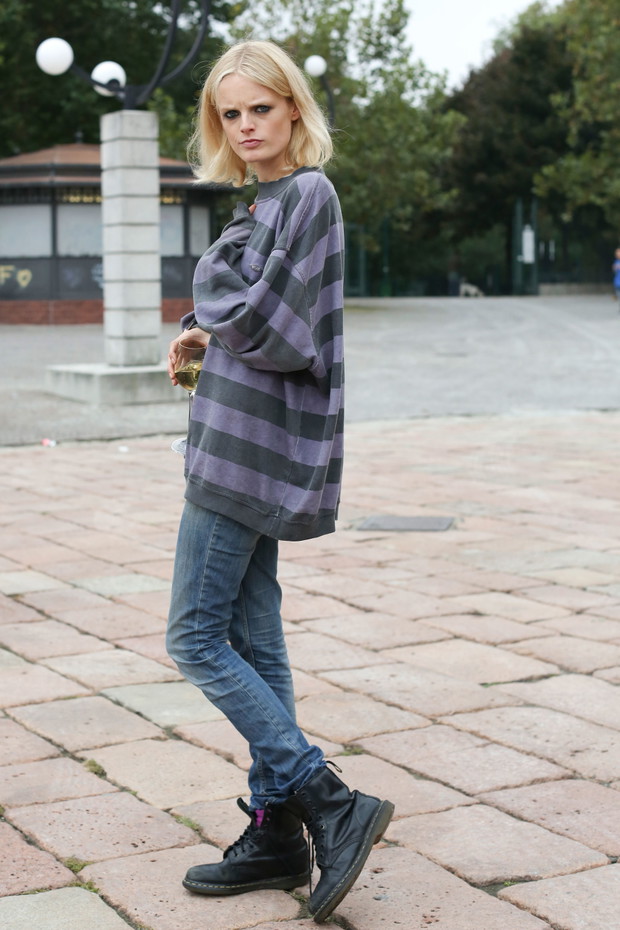 Street fashion: JAC, Kasia Struss i Zuza Bijoch w Mediolanie
