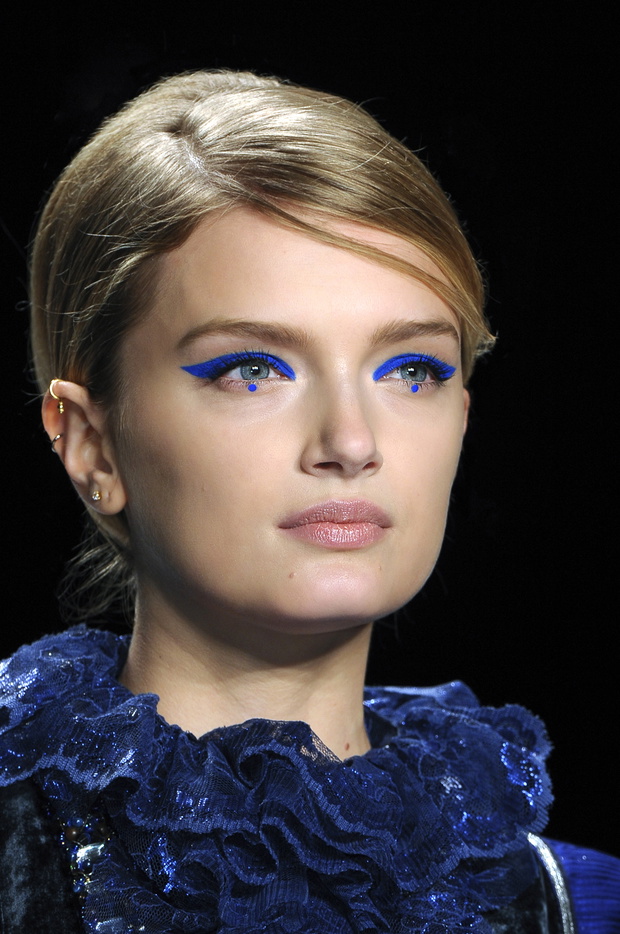 Makijaż z pokazu Anna Sui, jesień-zima 2012/2013 / fot. Imaxtree
