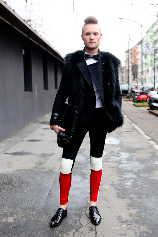 Street fashion: panowie w Mediolanie