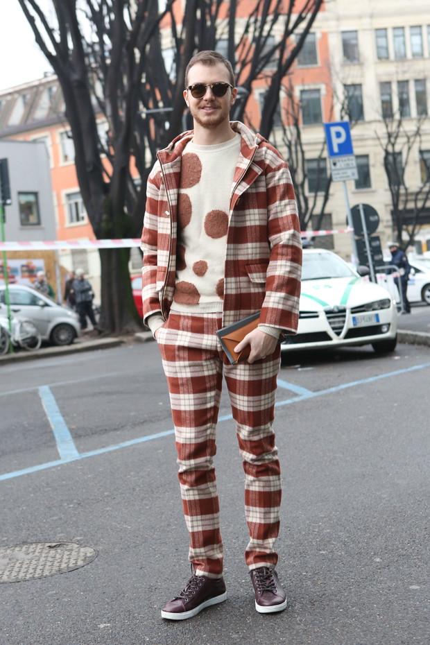 Street fashion: panowie w Mediolanie