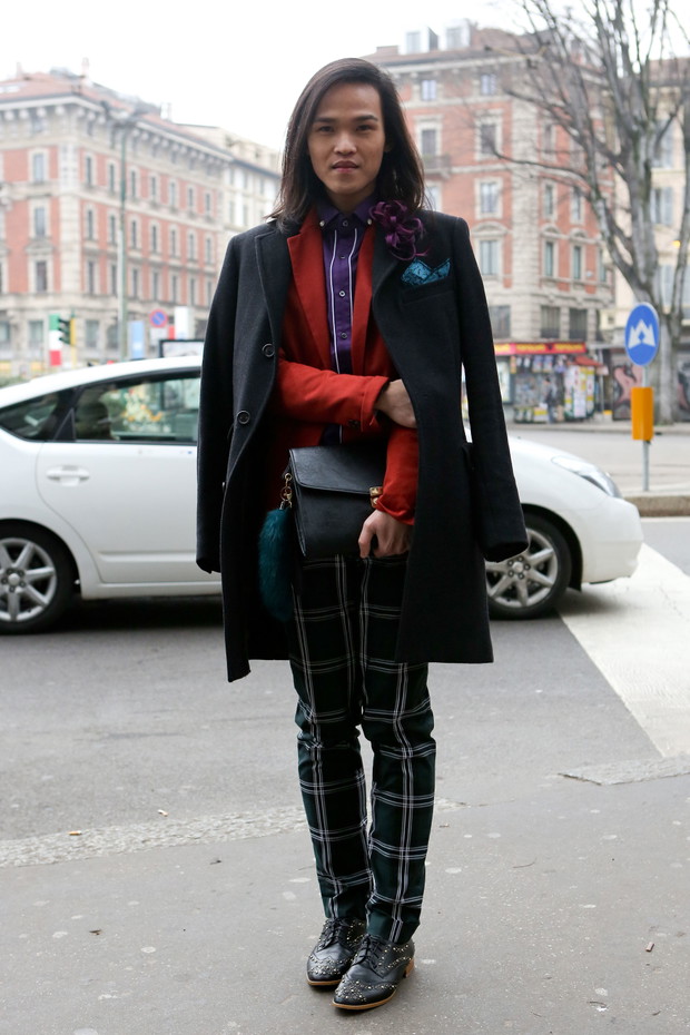 Street fashion: panowie w Mediolanie
