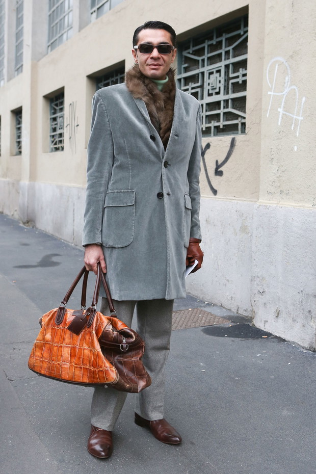 Street fashion: panowie w Mediolanie