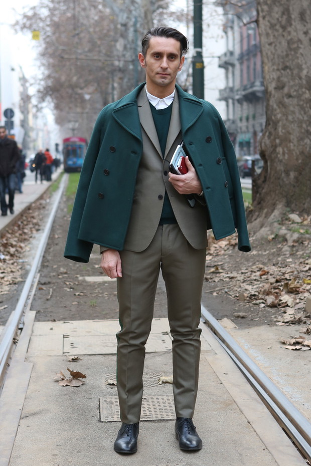 Street fashion: panowie w Mediolanie