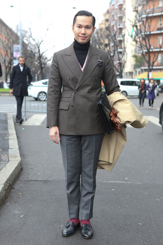 Street fashion: panowie w Mediolanie