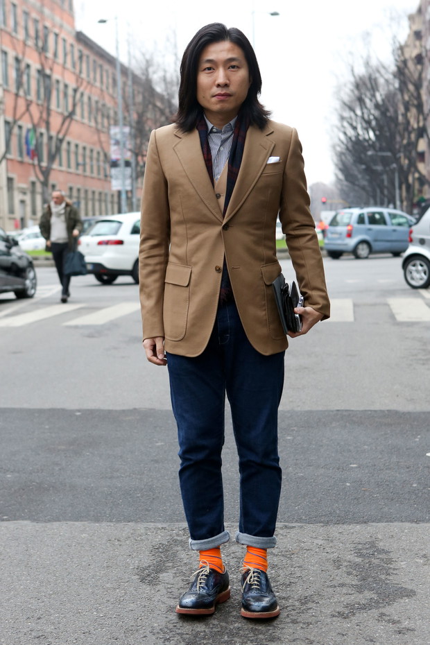 Street fashion: panowie w Mediolanie