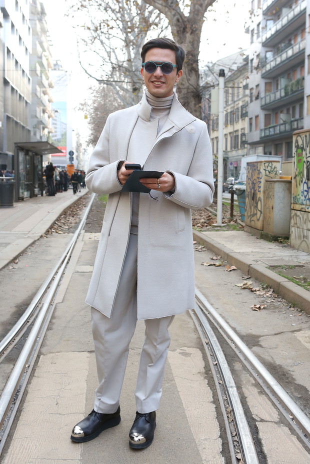 Street fashion: panowie w Mediolanie