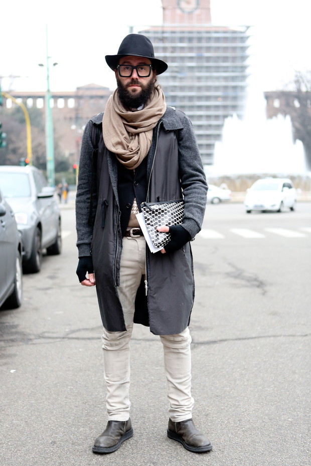 Street fashion: panowie w Mediolanie