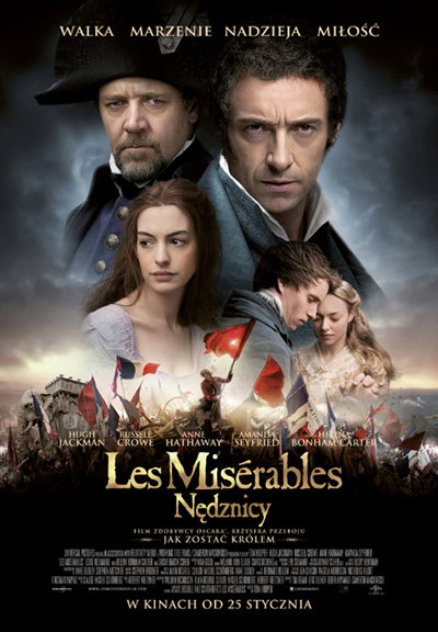 Plakat do filmu "Les Miserables. Nędznicy"
