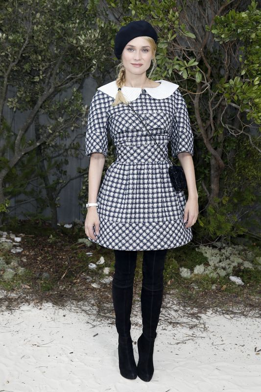 Diane Kruger na pokazie Chanel Haute Couture, wiosna-lato 2013, fot. serwis prasowy